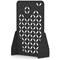 Sch! Acoustic Floor Standing Screen - Petal - Graphite Charcoal - 1800mm