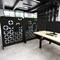 Sch! Acoustic Floor Standing Screen - Petal - Graphite Charcoal - 1800mm