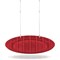 Sch! Acoustic Ceiling Baffles - Hatch - Type D - 700 x 700mm Wide x 250mm High - Poppy Red