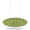 Sch! Acoustic Ceiling Baffles - Hatch - Type D - 700 x 700mm Wide x 250mm High - Lime Green