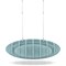 Sch! Acoustic Ceiling Baffles - Hatch - Type D - 700 x 700mm Wide x 250mm High - Sky Light Blue