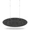 Sch! Acoustic Ceiling Baffles - Hatch - Type D - 700 x 700mm Wide x 250mm High - Graphite Charcoal