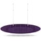 Sch! Acoustic Ceiling Baffles - Hatch - Type D - 1000 x 600mm Wide x 250mm High - Plum Purple