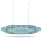 Sch! Acoustic Ceiling Baffles - Hatch - Type D - 1000 x 600mm Wide x 250mm High - Sky Light Blue