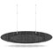 Sch! Acoustic Ceiling Baffles - Hatch - Type D - 1000 x 600mm Wide x 250mm High - Graphite Charcoal