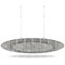 Sch! Acoustic Ceiling Baffles - Hatch - Type D - 1000 x 600mm Wide x 250mm High - Pebble Light Grey