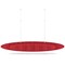 Sch! Acoustic Ceiling Baffles - Hatch - Type D - 1600 x 650mm Wide x 250mm High - Poppy Red