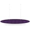 Sch! Acoustic Ceiling Baffles - Hatch - Type D - 1600 x 650mm Wide x 250mm High - Plum Purple