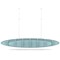 Sch! Acoustic Ceiling Baffles - Hatch - Type D - 1600 x 650mm Wide x 250mm High - Sky Light Blue