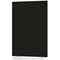 Impulse Plus Floor Screen, 1200x1650mm, Black