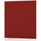 Impulse Plus Floor Screen, 1600x1650mm, Burgundy