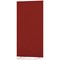 Impulse Plus Floor Screen, 800x1500mm, Burgundy