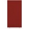 Impulse Plus Floor Screen, 800x1500mm, Burgundy
