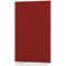 Impulse Plus Floor Screen, 1000x1500mm, Burgundy