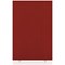 Impulse Plus Floor Screen, 1000x1500mm, Burgundy