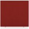 Impulse Plus Floor Screen, 1600x1500mm, Burgundy