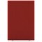 Impulse Plus Floor Screen, 800x1200mm, Burgundy