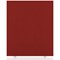 Impulse Plus Floor Screen, 1000x1200mm, Burgundy