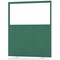 Impulse Plus Clear Half Vision Floor Screen, 1600x1800mm, Palm Green