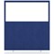 Impulse Plus Clear Half Vision Floor Screen, 1600x1800mm, Powder Blue