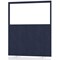 Impulse Plus Clear Half Vision Floor Screen, 1600x1800mm, Royal Blue