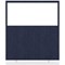 Impulse Plus Clear Half Vision Floor Screen, 1600x1800mm, Royal Blue