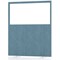 Impulse Plus Clear Half Vision Floor Screen, 1600x1800mm, Sky Blue