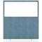 Impulse Plus Clear Half Vision Floor Screen, 1600x1800mm, Sky Blue