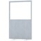 Impulse Plus Clear Half Vision Floor Screen, 1200x1800mm, Light Grey