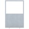 Impulse Plus Clear Half Vision Floor Screen, 1200x1800mm, Light Grey