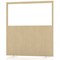 Impulse Plus Clear Half Vision Floor Screen, 1600x1650mm, Beige