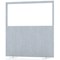 Impulse Plus Clear Half Vision Floor Screen, 1600x1650mm, Light Grey