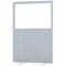 Impulse Plus Clear Half Vision Floor Screen, 1200x1650mm, Light Grey