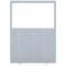 Impulse Plus Clear Half Vision Floor Screen, 1200x1650mm, Light Grey