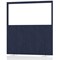 Impulse Plus Clear Half Vision Floor Screen, 1600x1500mm, Royal Blue