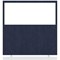 Impulse Plus Clear Half Vision Floor Screen, 1600x1500mm, Royal Blue
