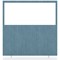 Impulse Plus Clear Half Vision Floor Screen, 1600x1500mm, Sky Blue