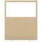 Impulse Plus Clear Half Vision Floor Screen, 1200x1500mm, Beige