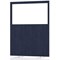 Impulse Plus Clear Half Vision Floor Screen, 1200x1500mm, Royal Blue