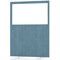 Impulse Plus Clear Half Vision Floor Screen, 1200x1500mm, Sky Blue