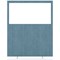 Impulse Plus Clear Half Vision Floor Screen, 1200x1500mm, Sky Blue