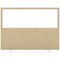Impulse Plus Clear Half Vision Floor Screen, 1600x1200mm, Beige