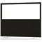Impulse Plus Clear Half Vision Floor Screen, 1600x1200mm, Black