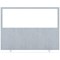 Impulse Plus Clear Half Vision Floor Screen, 1600x1200mm, Light Grey