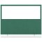 Impulse Plus Clear Half Vision Floor Screen, 1600x1200mm, Palm Green