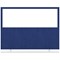 Impulse Plus Clear Half Vision Floor Screen, 1600x1200mm, Powder Blue