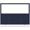 Impulse Plus Clear Half Vision Floor Screen, 1600x1200mm, Royal Blue