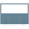 Impulse Plus Clear Half Vision Floor Screen, 1600x1200mm, Sky Blue
