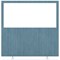 Impulse Plus Clear Half Vision Floor Screen, 1200x1200mm, Sky Blue