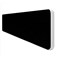 Impulse Plus Desk Screen, 1000x300mm, Black
